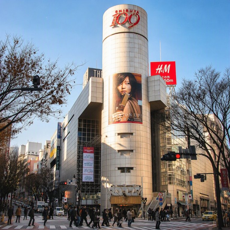 Le Shibuya des passages piétons et des foules — Tokyo