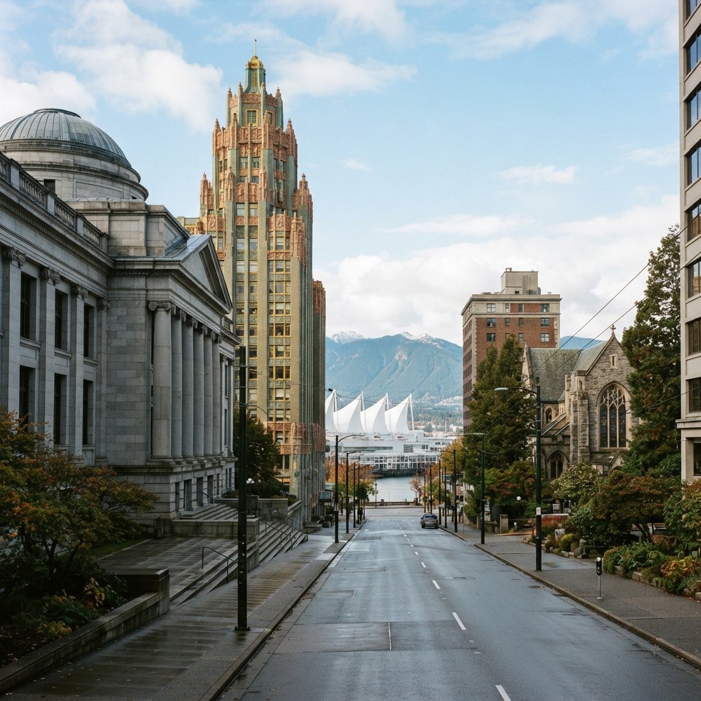 El Paseo por Canada Place y el Centro de Vancouver — Vancouver