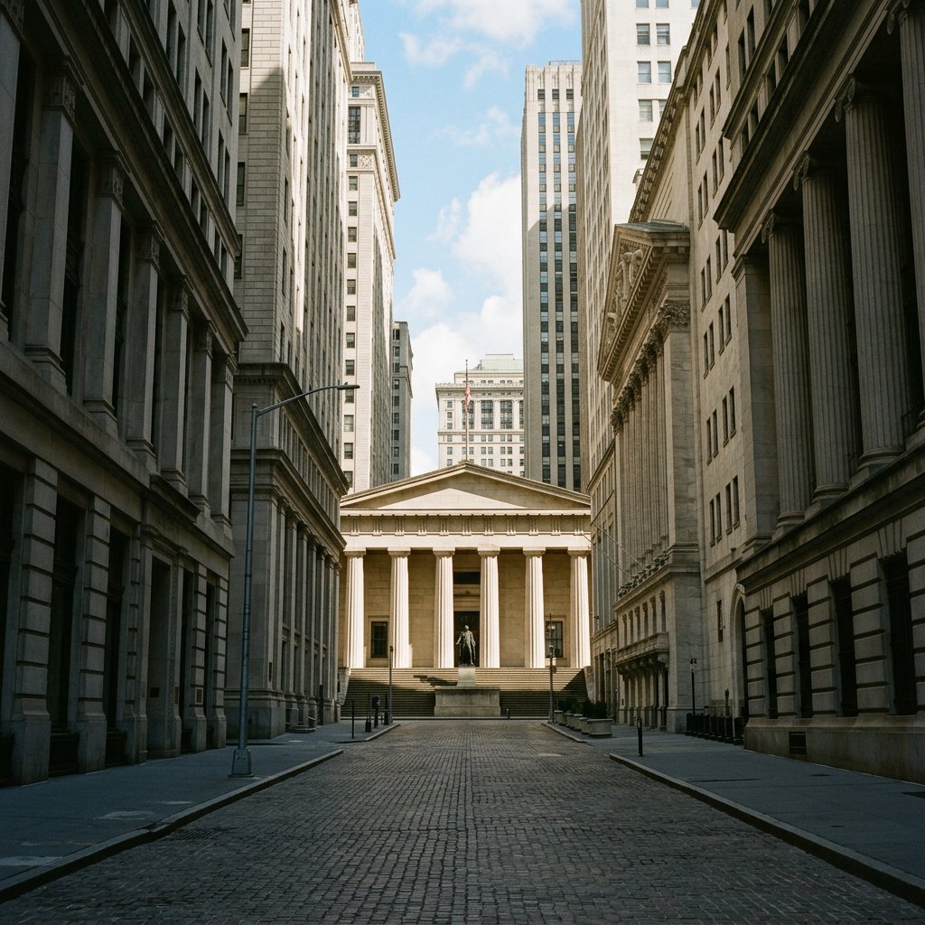 The Wall Street of Federal Hall — New York