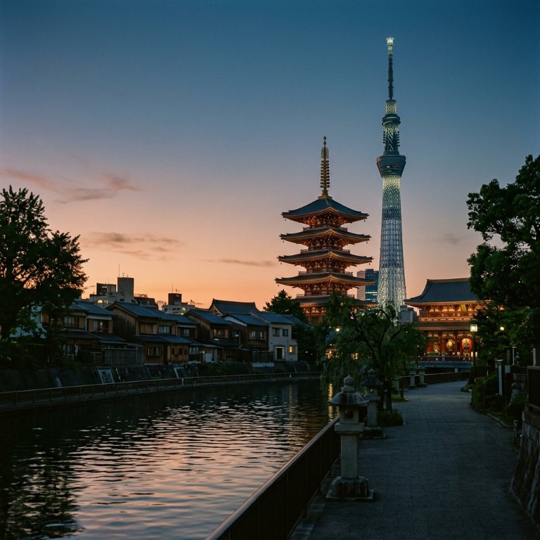El Asakusa de dioses, puertas y llamas doradas — Tokio