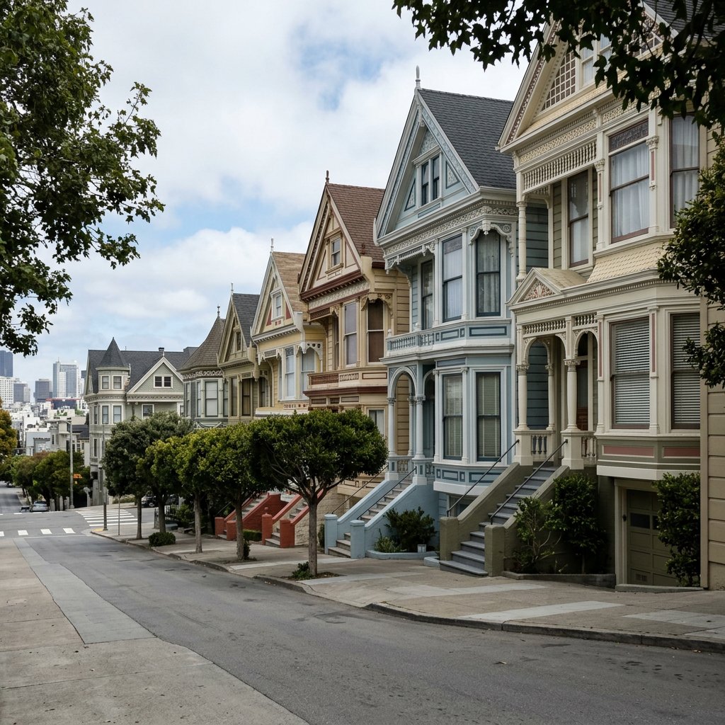 The Painted Ladies to Dolores Walk — San Francisco