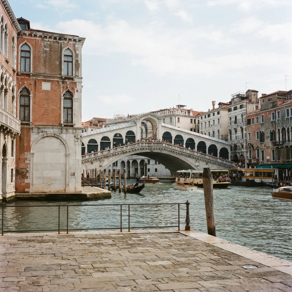 La promenade des marchands du Rialto — Venise