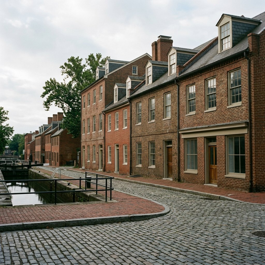 The Georgetown of M Street & the Canal — Washington D.C.